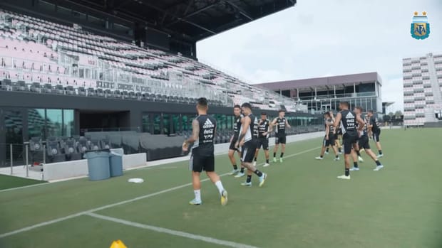 Messi and Argentina prepare for friendly vs Jamaica